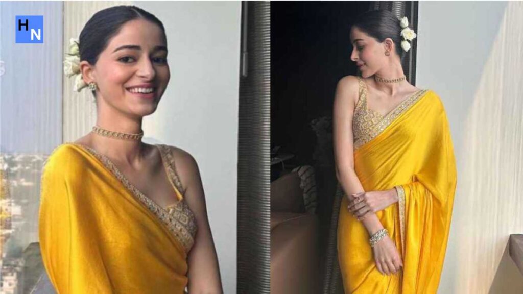 elegant accessories and makeup of ananya pandey style