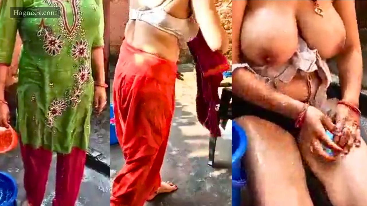 indian mom bathing photos